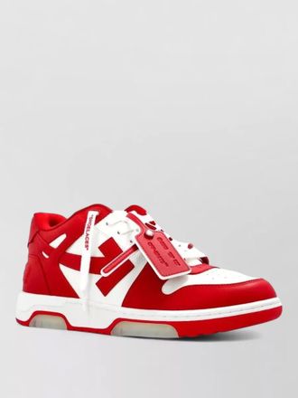 Off-white out of office calf leather sneakers haute