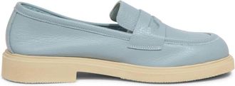 Poesie Veneziane Hamme Loafer - Dames - Loafers - Blauw - 40 EU - Leer - Schoenen
