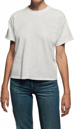 Nation Ltd Jessa Short Sleeve Tee In Optic White