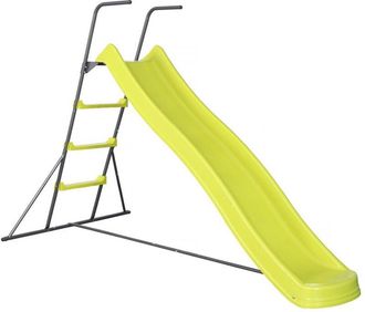 Habitat et Jardin Tobog&aacute;n De Jard&iacute;n De Doble Onda poly En Verde - 240 X 120 X 156 Cm