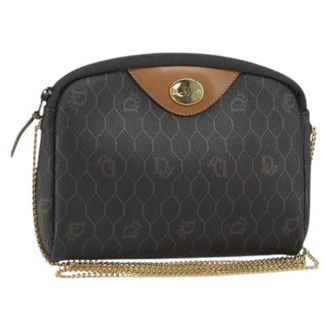 Dior Pre-owned Cross Body Bags, female, Black, Size: ONE SIZE Pre-owned Vintage Shoulder Bag
