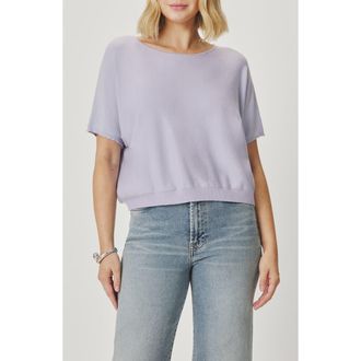 Splendid Christa Short Sleeve Sweater in Lavender Purple at Nordstrom, Size Large