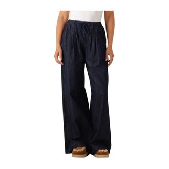 By-Bar Amsterdam Broeken, Dames, Blauw, XL, Blauwe Stockholm Broek voor Stijlvolle Vrouwen