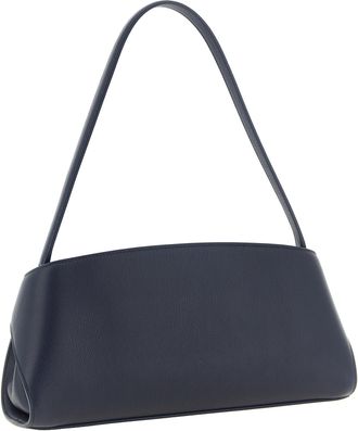 Ferragamo Hug Calfskin Leather Shoulder Bag - Navy
