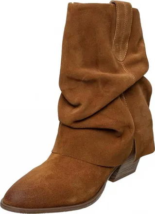 Antelope Womens Lori Slouchy Boots In Cognac