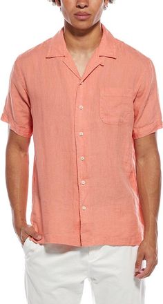 Brooks Brothers Solid Linen Camp Shirt