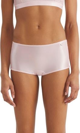 adidas Originals Picot Trim Boyshorts in Sandy Pink at Nordstrom, Size Xx-Large