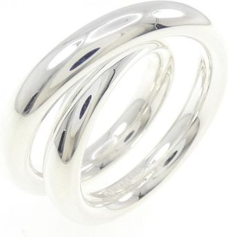 Herm&egrave;s Silver Silver 925 Band Ring (Pre-Owned)