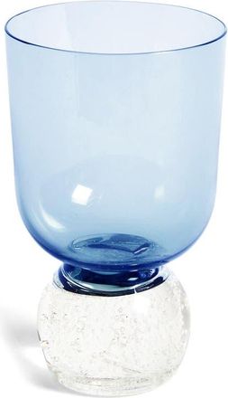 Misette Bubble Glass Tumbler in Blue at Nordstrom