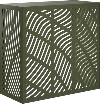 vidaXL Funda Para Aire Acondicionado Verde Oliva 110 X 50 X 105 Cm Vidaxl