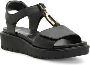 Ara Belize Platform Sandal in Black Nappa Leather at Nordstrom Rack, Size 9.5-10Us / 40Eu