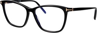 Tom Ford Glasses, female, Black, Size: 55 MM Ft5989-B Optical Frame