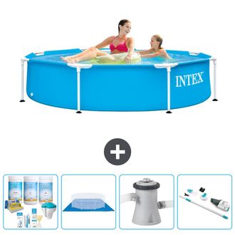 Intex Piscina Con Estructura Redonda - 244x51 Cm - 7-piezas S20989