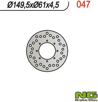 OEM Disco De Freno Trasero Polaris Sportsman 400/500 01-03, 149x61x4,5 Mm
