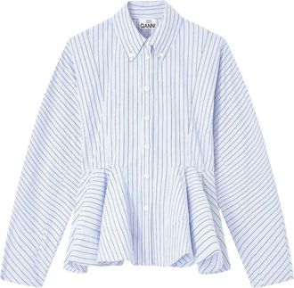 Ganni Donna, Camicette, Blu, M, new