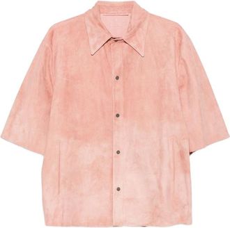Santoro London Button Suede Shirt
