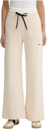 Pinko Trainingsbroeken - Dames - Sweatpants - Beige - XS - Katoen - Broeken