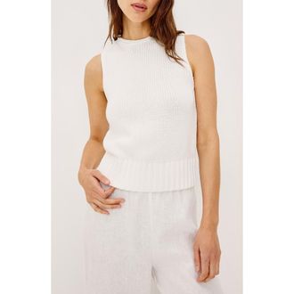 Rails Bondi Sleeveless Sweater in White at Nordstrom, Size Xx-Small