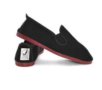 Javer Womens Mens Girls Ladies Flossy Espadrilles Plimsoll Flat Shoes Pumps (3 UK 36 EU) Black