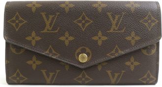 Louis Vuitton Brown Monogram Monogram Long Wallet (Bi-Fold) (Pre-Owned)