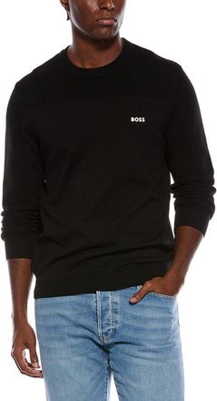 HUGO BOSS Momentum Wool-Blend Crewneck Sweater
