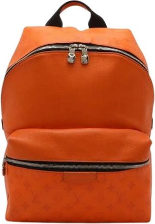 Louis Vuitton Pre-owned Monogram Eclipse Rugzak - Dames - Vintage Rugzakken - Oranje - ONE Size - Vintage