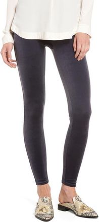 Spanx Velvet Leggings in Moonshadow at Nordstrom, Size Medium