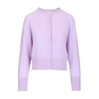 Forte_Forte Cashmere Cardigan - female - Forte Forte - Cardigans - Purple - S - Knitwear