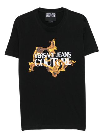 Versace Jeans Couture Black Crew Neck T-Shirt