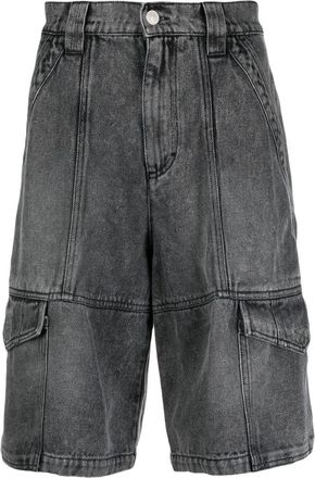 Isabel Marant Timy cargo shorts - men - TENCEL/Cotton - 30 - Grey