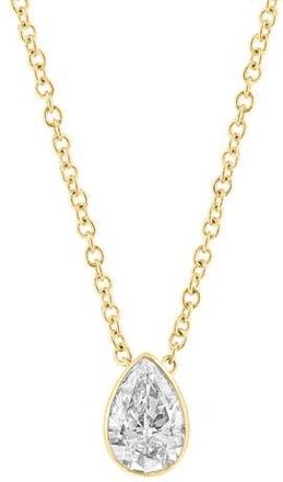 Effy Lab-Grown Diamond Pendant Necklace in Gold at Nordstrom Rack, Size 18
