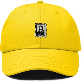 Dalix Frame Dad Cap in Gold at Nordstrom