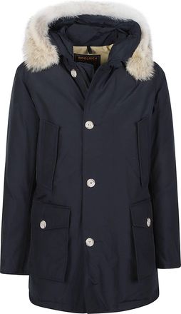 Woolrich Arctic Detachable Fur Hooded Cotton-Blend Parka