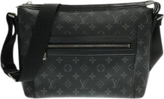 Louis Vuitton Pre-owned Monogram Eclipse Odeon Messenger schoudertas - Heren - Vintage Schoudertas - Zwart - ONE Size - Vintage