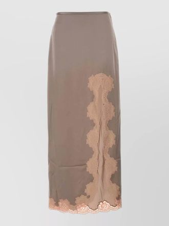 Valentino Garavani silk high-waisted skirt
