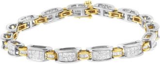 House of Brilliance Haus Of Brilliance 14K 3.00 Ct. Tw. Diamond Link Bracelet