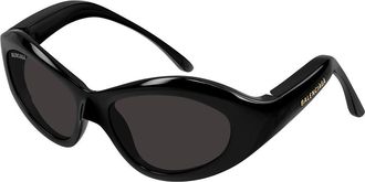 Balenciaga BB0386S 001 Womens Sunglasses Black Size 60