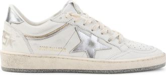 Golden Goose Optic White Goat Leather Ballstar Sneakers