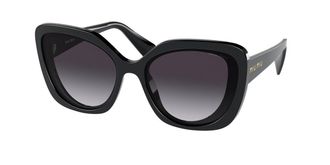 Miu Miu MU06XS 03I5D1 Womens Sunglasses Black Size 59