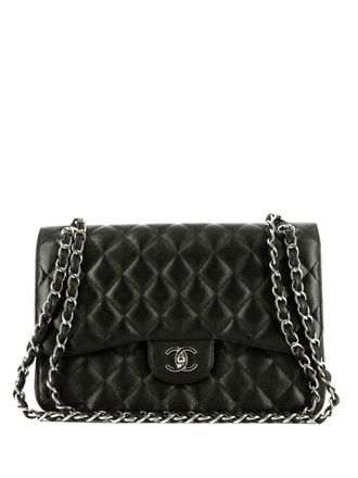 Chanel Borsa a spalla Jumbo Timeless 2018 - Nero