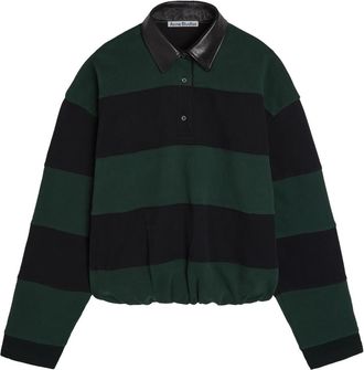 Acne Studios Striped Cotton Rugby top - Green - S (UK8-10 / S)
