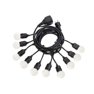 Netlighting Fiesta Outdoor Display Hanging Lights Black IP44 E27