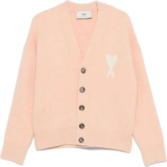 Ami De Coeur Cardigan - Dames - Vesten - Beige - XL - Wol - Truien & Vesten