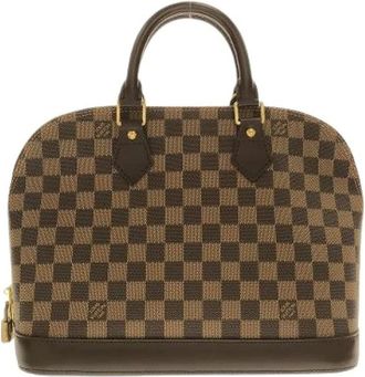 Louis Vuitton Pre-owned Handbags, female, Brown, Size: ONE SIZE Pre-owned Alma Damier Bag