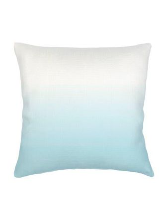 Anaya with Love Ombre Linen Pillow with Down Insert in Aqua at Nordstrom, Size 2Ft 0In X 2Ft 0In