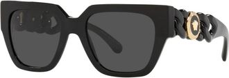 Versace Zonnebrillen - Dames - Zonnebrillen - Zwart - 53 MM - Accessoires