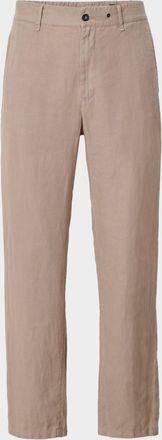 Rag & Bone Men & apos;s Evan Stretch-Waistband Linen Trousers
