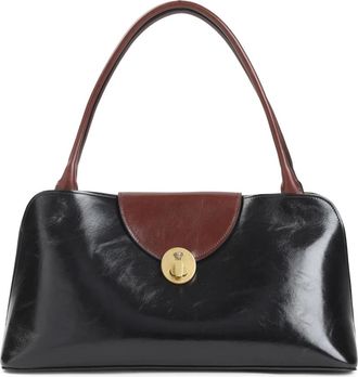 Versace Medium E/W Schoudertas - Dames - Schoudertassen - Zwart - ONE Size - Leer - Tassen