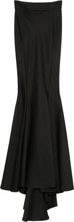 Gemy Maalouf high-waisted mermaid skirt - Black