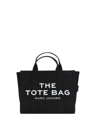 Marc Jacobs Womens Tote Handbag Medium Black Cotton Handbags Hand Bags